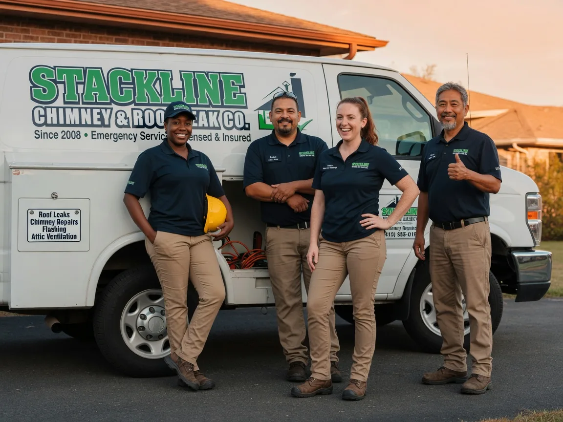 Chimney flashing repair company in Blaine, ME
